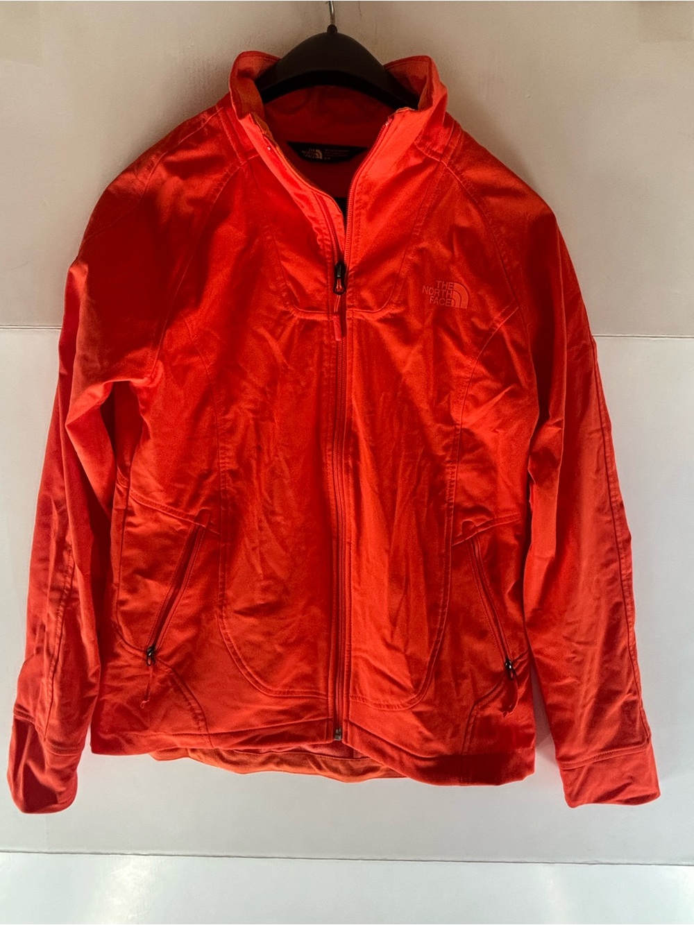 The North Face Orange Full Zip Soft Shell Jacket Women’s M